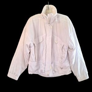 Vintage Womens OBERMEYER Sport Ski Jacket Nirvana Size 10 White Hong Kong